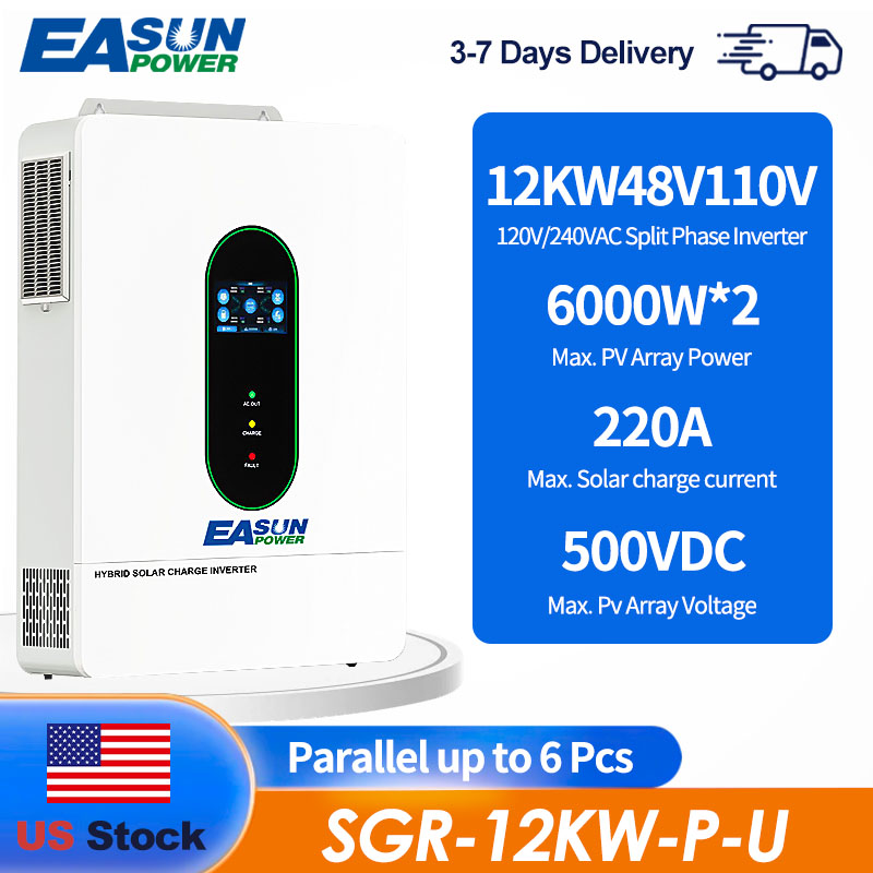 EASUN POWER US 12KW 12000W Spl - Grid Tie Inverter Limiter 2000W recension och pris