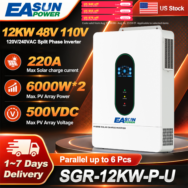 EASUN POWER 12KW Split Phase S - Grid Tie Inverter Limiter 2000W recension och pris