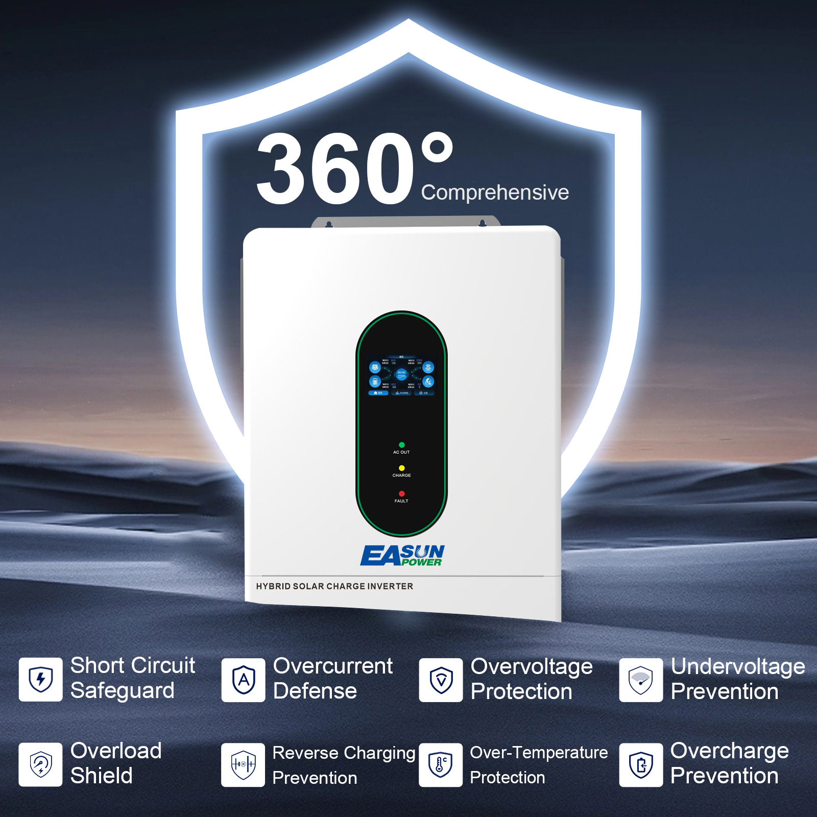 EASUN POWER 12KW Split Phase S - Grid Tie Inverter Limiter 2000W recension och pris